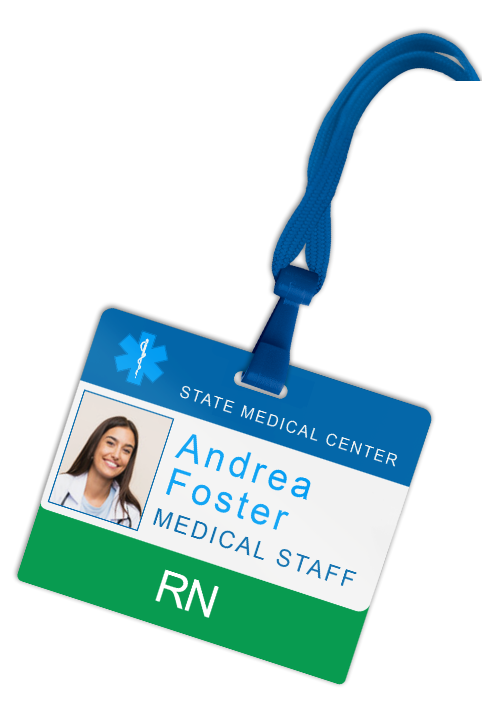 Mobile_AboutUs_Badge_Img Slotted medical ID badge