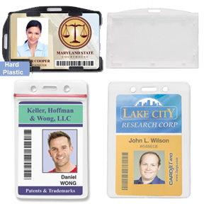 hard and soft plastic badge holders badge holders
