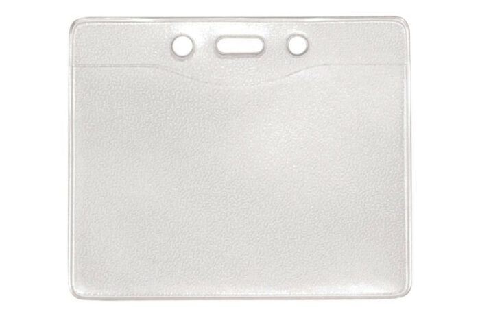 Clear Vinyl Horizontal Card Holder (100 Qty)