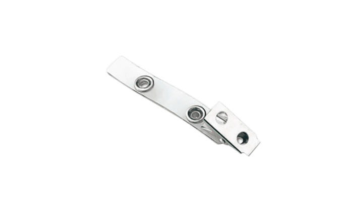 Deluxe Clear Vinyl Strap Clip (100 Qty)